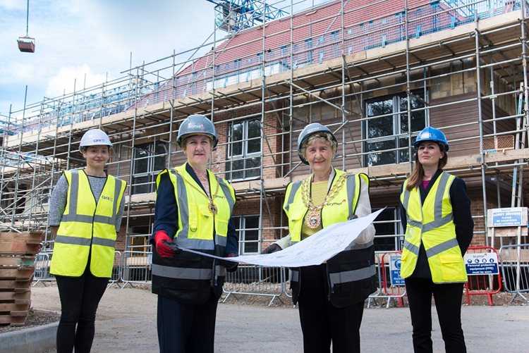 Team behind multi-million pound Sarisbury Green care home celebrates ‘topping out’